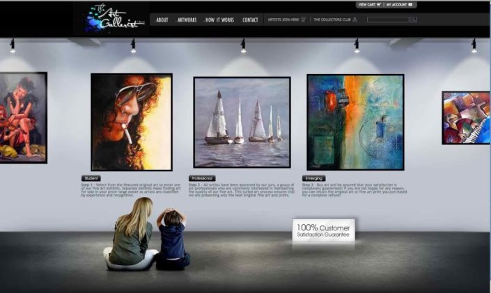 A portfolio of artists' jobs
